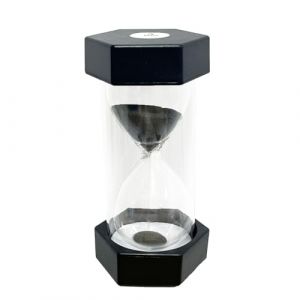 Minuterie de sablier Minuterie de Cuisine sablier de Couleur, Sablier Enfant, Minuteur Sabliers, Minuterie de Cuisine, Décoration de Bureau à Domicile, 3 Minutes, Noir (Dream HorseX, neuf)