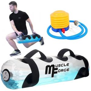 MuscleForge® Aqua Sac de Sable 25kg, Aqua Training Bag pour l'entraînement de la stabilité, pour la préparation motrice, Poids réglable pour la Gym (MuscleForge, neuf)