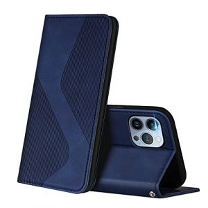 ZONNAVI Coque pour iPhone 13 Pro, Premium Étui Housse en Cuir de Protection avec [Emplacements Cartes] [Magnetique], Clapet Folio Portefeuille pour iPhone 13 Pro (Bleu) (ZONNAVI, neuf)