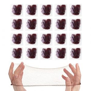 Prasacco Filets à Chignons, 20 Paquets Individuels Filets à Cheveux Invisibles 20 Pouces Chignon Réutilisable Filets à Cheveux en Nylon Invisible Bord Élastique Maille Ballet Bun Sleeping Girl Marron (forest dance, neuf)
