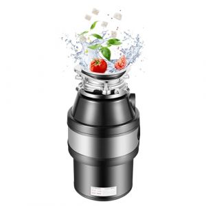 Broyeur de d&eacute;chets de cuisine, 1,2 l, pour &eacute;vier, broyeur de d&eacute;chets &eacute;lectrique, broyeur de d&eacute;chets de cuisine, pour le broyage des d&eacute;chets de cuisine (XCPTOE, neuf)