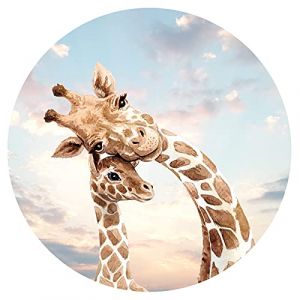 Little Deco DL638-8-M - Sticker mural décoratif - Poster de papier peint - Pour chambre d'enfant, fille et garçon - Motif girafe (Grandora, neuf)
