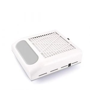Aspirateur &agrave; ongles Aspirateur &agrave; poussi&egrave;re for ongles 120 W for extracteur d'ongles for manucure avec filtre Aspirateur &agrave; faible bruit Extracteur de poussi&egrave;re for table &agrave; ongles(blanc) (HOME841, neuf)