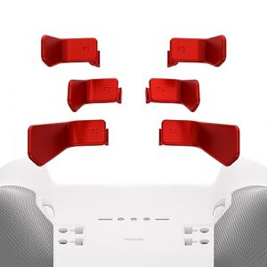 eXtremeRate 6 pcs Palettes Rouge &Eacute;carlate pour Xbox One Elite/Elite Seies 2/Elite 2 Core Manette, Swift Palettes pour Xbox One Elite/Elite Seies 2 Manette (Easequote-Store, neuf)
