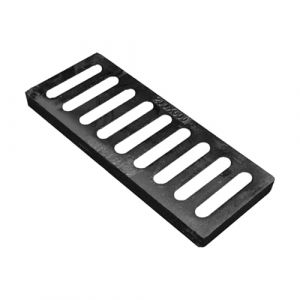 SRDCAIM Caniveau Exterieur Grille de Drainage en Fonte pour extérieur, Robuste, rectangulaire, pour allée, béton, Cour, Garage(200x500x20mm) (EAIN, neuf)
