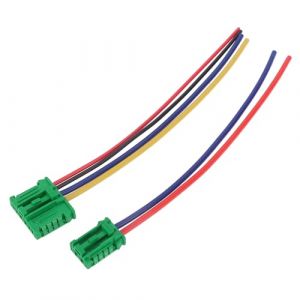 TUCKBOLD Connecteur De C&acirc;ble De R&eacute;sistance De Moteur De Soufflante Pour Peugeot 107 207 607 &Eacute;tanche No.7701048390 Adaptateur De Faisceau De C&acirc;blage Vert 1 Ensemble Pour Renault Clio (Tuckcar, neuf)