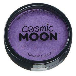 Cosmic Moon - Peinture professionnelle métallique pour visage activée à l'eau - Violet (NeonBeauty, neuf)