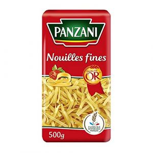 PANZANI - Nouilles Fines 500G - Pâtes longues et fines pour des plats savoureux - 500g de plaisir culinaire pour toute la famille. - Lot De 4 - Vendu Par Lot (Marché Parisien, neuf)