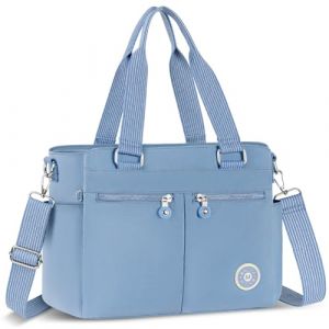 VOBUKE Sac Bandouli&egrave;re Femme Grande Sacs a Main Imperm&eacute;able en Nylon Sacoche avec Multi-Poches et Bandoulieres R&eacute;glable Sac Cabas Messager pour Voyage &Eacute;cole Usage Quotidien (AOCAO, neuf)