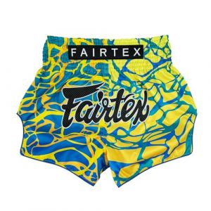 Fairtex Short de Boxe Muay Thai Coupe ajust&eacute;e, Vert Magma, XX-Large (Kickboxing-shop, neuf)