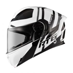 ASTONE HELMETS Casques modulables de Moto - RT6 ZB01 Blanc Noir (L) (ASTONE HELMET, neuf)