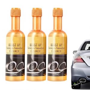 NHPY 3 Pièces Nettoyant Catalyseur Essence 3x120ml - Additif Essence pour Pot Catalytique, Réduit Pollution et Améliore Performance Moteur - Compatible Tous Véhicules (NHPY, neuf)