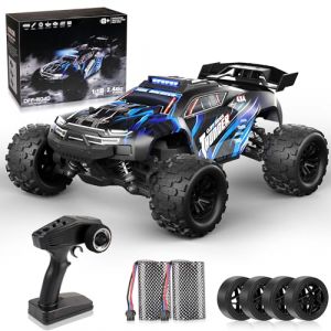BAZADER Voiture Télécommandée Tout Terrain - 1:18 High Speed Rc Truggy 40 Km/H 2,4 Ghz 4wd Voiture Drift Radiocommandéé Telecommandé Hobby Grade Rc Voiture Téléguidée Avec Deux Batteries Rechargeables (MCH GLOBAL, neuf)