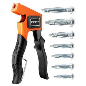 FOREVTL Kit Complet de 40 Pi&egrave;ces : Pince Professionnelle pour Chevilles Molly M&eacute;talliques avec Vis, Tailles M4/M5/M6 - pour Placo et Mur Creux (Werkzeuge GMBH, neuf)