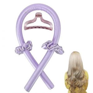 Bigoudis Cheveux,Boucle Sans Chaleur Heatless Hair Curlers Bigoudis Mousse Rouleau Cheveux Heatless Curling Rod Headband Rouleau &agrave; Cheveux Sans Chaleur,pour Dormir la Nuit, Coiffure Bricolage (Lahviuu, neuf)