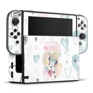 DeinDesign Autocollant Compatible avec Nintendo Switch Sticker Film Autocollant Minnie Mouse Disney Produit sous Licence Officielle (DeinDesign - GmbH, neuf)