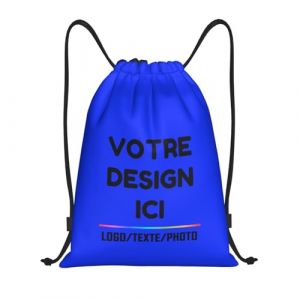 Tingwei sac a dos personnalisable Sac de sport homme et femme personnalis&eacute;e,sac de foot, sac de sport avec photo/logo/texte id&eacute;al pour la salle de sport, les voyages et les activit&eacute;s quotidiennes (beiruolanmaoyi, neuf)
