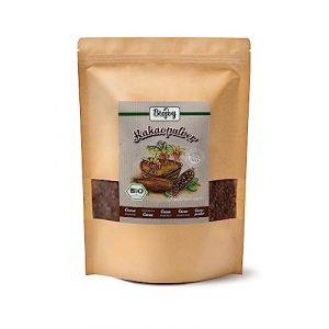 Biojoy Poudre de Cacao BIO (1 kg), Cacao en Poudre non sucré, sans additifs (Theobroma cacao) (Biojoy, neuf)