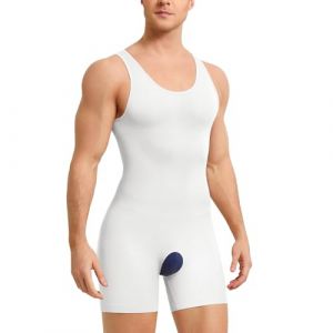 Bafully Débardeur Gainant Homme Débardeur de Compression Homme Maillot de Corps Gaine Ventre Plat Homme Gainant Minceur sous-vêtements sans Couture (Bafully-UK, neuf)