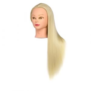 Mannequin De Perruque Tête Updo Cheveux Tressage Tête Perruque Tête Modèle De Coiffure Coupe De Cheveux Enseignement Tête De Perruque Modèle De Tête(BeigeWhite) (wanheguihai, neuf)