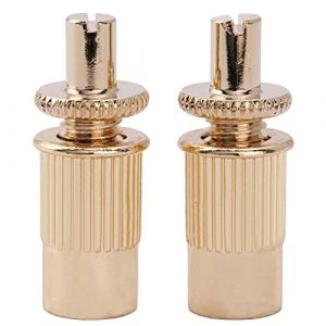 Musiclily Pro M8 M&eacute;trique Studs et Inserts Nashville Chevalet Tune-o-matic pour Guitare &eacute;lectrique style Import Les Paul, Dor&eacute; (Lot de 2) (Musiclily Direct France, neuf)