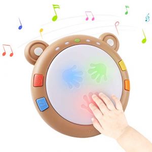 TUMAMA Jouet Musical Bébé,Tambour Musical Jouet Interactif Cadeau,Jeux électroniques pour Enfants,Jouets D'éveil Musicaux,Jouet éducatif précoce Instruments de Musique pour Les Enfants (AoShuo, neuf)