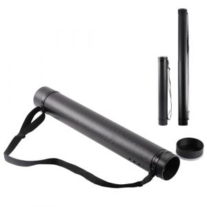 DEWEL Tubes Transport a0,Tube Poster,63&ndash;107cm,Tube Dessin Transport Convient pour Les Photos,Les Affiches et Les flipbooks,Longueur et poign&eacute;e r&eacute;glables,en Plastique.(Noir) (cathybaobao, neuf)