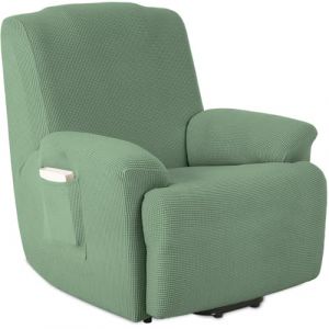 TIANSHU Housse Fauteuil Relax Jacquard Housse Canapé Relax Extensible Housse de Canapé Relax 1 Place (Vert Olive) (TIANSHU FR (Trademark registration No 018062900), neuf)