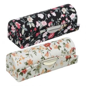Healvian 2 Pièces Étui à Gloss Avec Miroir Boîte à Crème Pour Lèvres Portable Contenant Pour Lèvres Porte-clés Pour Ranger à (Pxinyao, neuf)