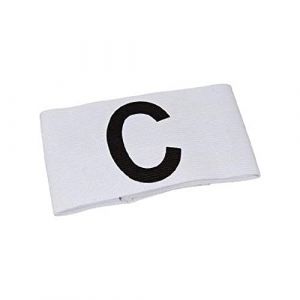 Derbystar Brassard de Capitaine Senior wei&szlig; (L&S le commerce, neuf)