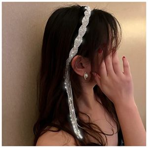 &Eacute;pingle &Agrave; Cheveux Fashion Strass Strinestone Coupes &agrave; cheveux for Femme Girl Long Tassel Brillant Cristal Crystal Cheveux Coiffures Accessoires de mariage Cadeaux de mariage &Eacute;pingle &Agrave; Cheveux Mariage( (钟祥市微琼维商贸有限公司, neuf)