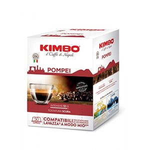 Kimbo Pompei - Capsules Compatibles lavazza A Modo Mio -50 Capsule (Amore Animale Shop, neuf)