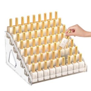 SRTSTR 7 Couches Rangement Vernis a Ongle,Boite Rangement Vernis à Ongles en Acrylique Transparent Rangement Vernis Semi Permanent pour Huiles Essentielles et Peintures(35 x 17 x 7 cm) (hubeiningpinghuishangmaoyouxiangongsi, neuf)