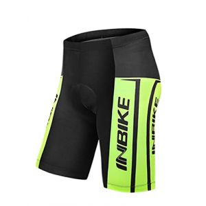 INBIKE Cuissard Velo Homme Cycliste Bretelle avec 3D Rembourré Gel Coussin Cuissard VTT Homme Respirant et Anti-Choc Short Cycliste Homme Ideal pour Velo VTT Excercice Vert M (Lameda Direct EU, neuf)