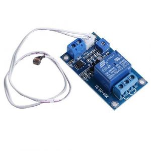 ARCELI Capteur de détection de module de relais de photorésistance de commutateur de commande de lumière 12V XH-M13 (QC EU, neuf)