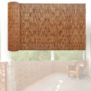 Canisse Bambou Clôture en Roseau 110cm 120cm 130cm 140cm 150cm 160cm Hauteur Brise Vue Bambou Naturel pour Terrasse Extérieure, Séparation De Jardin, Aménagement Paysager (YXXDDP, neuf)
