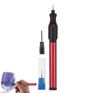Stylo de graveur en verre, outil de graveur de bois - Stylo de gravure sans fil électrique pour métal | Batche de sculpture sans fil à batterie conviviale pour le verre (dealemt, neuf)