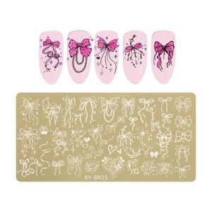 Conceptions Fleurs Papillon Des Ongles Tampon Tampon Accessoire En Acier En Acier Inoxydable Pour Le Salon Professionnel Manucure Art Bricolage Décoration Ongle Décoration (angelliu, neuf)