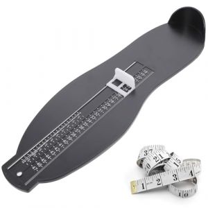 KOLZEMV Pedimetre Enfants et Adultes, Mesureur de Pieds, pedimetre enfant, Pointure Chaussure Mesurer Pied Dispositif de Mesure Pédimètres pour Déterminer la Pointure 18 à 47 et Ruban à Mesurer 1.5m (ZHAO CI YK, neuf)