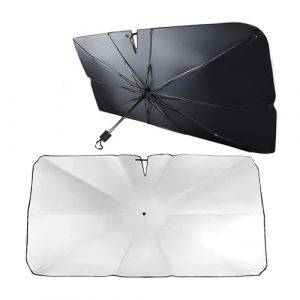 ECPBEEBF Pare Soleil Voiture, pour Renault Clio 4 Clio 5 2013-2024 2025 Couverture Pare-Brise Avant Voiture Magnétique Pliable Housse de Pare Brise (Zhifeng1, neuf)