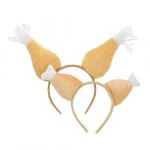 JOINPAYA 2pi&egrave;ces Bandeaux Cuisses de Dinde pour Femmes Thanksgiving Serre-t&ecirc;te Pilons de Poulet Accessoires Cheveux Festifs D&eacute;guisement (YUYOOT, neuf)