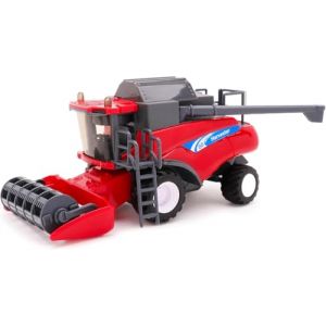 Toyland&reg; Moissonneuse-batteuse Rouge &agrave; Friction &agrave; l'&eacute;chelle 1:32 - Jouets de Ferme - 25 cm x 11 cm (Toyland&reg;, neuf)
