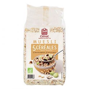 Celnat - Muesli 5 C&eacute;r&eacute;ales Bio - 3Kg - Vendu par unit&eacute; (IC-Boutique, neuf)
