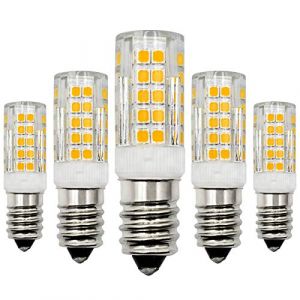 ZHENMING Lot de 5 ampoules LED E14 12 V 4 W Blanc chaud 3000 K Remplacement 40 W Halog&egrave;ne basse tension Non dimmable Bougie LED &agrave; &eacute;conomie d'&eacute;nergie &ndash; Lot de 5 [r&eacute;utilisables] (ZHENMING-LED, neuf)