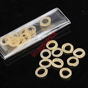 Lot de 100 &eacute;lastiques en caoutchouc pour pi&egrave;ces pliantes - Pour tours de magie, accessoires de magie (imagic trick, neuf)