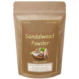 NN Sandalwood Powder For Face Pack| Pure And Natural | Organic | Glowing Skin | Face Mask | Chandan Powder - (Acne And Tan Removal Face Pack) 100 Grams (GLOBSTEN ENTERPRISE', neuf)
