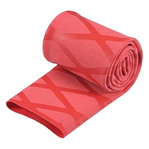 sourcing map Gaine Thermor&eacute;tractable pour Poign&eacute;e Canne &agrave; P&ecirc;che 30mm Diam&egrave;tre 50mm Plat 1.6ft 2:1 Rapport Rouge (Weisser Berg, neuf)