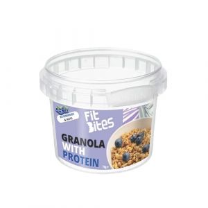 Granola avec pot de prot&eacute;ines (Fitbites, neuf)