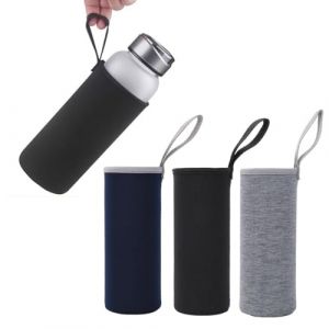 JEYORZY 3 pcs pochette isotherme bouteille, housse isotherme bouteille, Housse Bouteille Neoprène Pochette, Pochette pour Bouteilles en Verre, Housse de Protection Thermique en Néoprène, Multicolore1 (Wacicy EU, neuf)