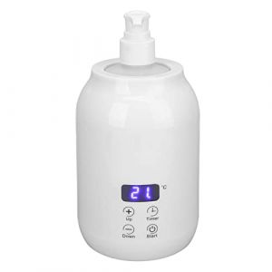Chauffe-huile de Massage, Chauffe-huile de Massage à écran LED, Température Réglable, Commande Tactile, Chauffe-bouteille D'huile Essentielle Portable avec Deux Distributeurs (Folanda, neuf)